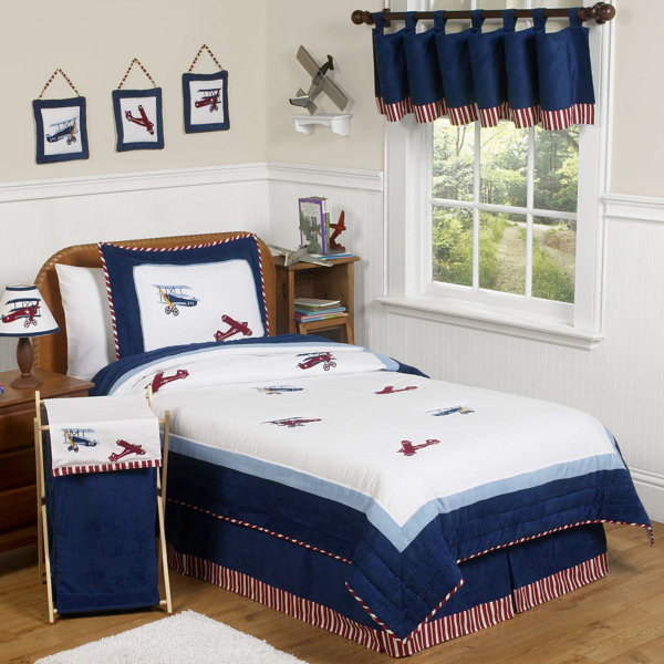 Sweet Jojo Designs Vintage Aviator 4 pieces Twin Bedding Set Wayfair